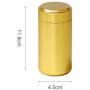 Nubstous Titanium Alloy Mini Tea Caddies Portable Sealed Cans Container Pink