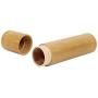 Tea Jar, Round Shape Portable Handmade Natural Bamboo Tea Jar Storage Holder Coffee Container Box Organizer Pot(2.512)