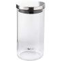 TNKML Glass Transparent Spice Jar Kitchen Supplies Glass Storage Jar Flavoring Jar Spice Container Large