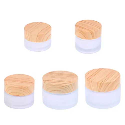 Bouteilles en verre Froisées à Graines de Bois Fox pour Cosmétiques, Voyage, Remplissage Portable, Contenants pour Crèmes, Lotion, Visage, Yeux (5/15/20/30/50ml - 5PCS) Bouteilles en verre Froisées à Graines de Bois Fox pour Cosmétiques, Voyage, Remplissage Portable, Contenants pour Crèmes, Lotion, Visage, Yeux (5/15/20/30/50ml - 5PCS)
