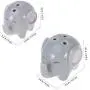 Épices, Sel et Poivre, 2 Pots de Condiment en Forme d'Éléphants Mignons pour la Cuisine Épices, Sel et Poivre, 2 Pots de Condiment en Forme d'Éléphants Mignons pour la Cuisine