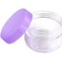 Cosmetics Jar Box Makeup Cream Refillable Bottle Storage Pot Container Round Bottle Portable Plastic Transparent Case 10 15g 20g,20g Green