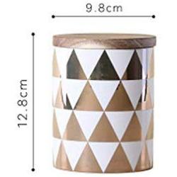 Nordic Style Ceramic Storage Jar Sealed Storage Tank With Lid Can Bulk Container For Seasoning Food Spice Coffee Sugar Bottles,A