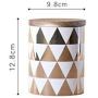 Nordic Style Ceramic Storage Jar Sealed Storage Tank With Lid Can Bulk Container For Seasoning Food Spice Coffee Sugar Bottles,A