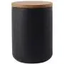 TNKML Ceramic Coffee Canister Airtight With Sealed Bamboo Lid 800Ml Kitchen Food Storage Jar Container For Tea Sugar Coffee Bean Nuts Grain 800Ml
