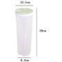 Kitchen Storage Box Food Storage Container Closed - Durable Plastic - Controlled Dry Grain/Noodle Jar Set 3 Piece - Keeps Fresh Food