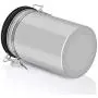 Coffre de rangement en acier inoxydable à fermeture hermétique pour café, thé, boîte de rangement pour poudre de café, conserve de thé, outil noir. Coffre de rangement en acier inoxydable à fermeture hermétique pour café, thé, boîte de rangement pour poudre de café, conserve de thé, outil noir.
