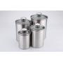 Sinardo 02553 4-Piece Canister Set Stainless Steel