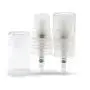 3er Set Leere, Wiederbefüllbare Klare Kunststoff-Pumpflasche, Kleine Druckbehälter für Lotion, Creme, Dusche, Shampoo, Hautpflege, Ätherisches Öl, Reisebedarf