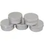 CTKcom 1-Ounce Metal Tins Screw Top Flat Aluminum Silver Slide Round Tin Containers For Lip Balm,Crafts,Cosmetic,Candles,Travel Storage Kit (Pack of 10) CTKcom 1-Ounce Metal Tins Screw Top Flat Aluminum Silver Slide Round Tin Containers For Lip Balm,Crafts,Cosmetic,Candles,Travel Storage Kit (Pack of 10)