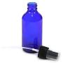 6Pcs 1oz/2oz 30ml/50ml Blue Plastic Bottle with Black Fine Mist Sprayers Essential oil Perfume Container for Home and Travel Use (50ml)