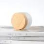 Bouteille de Crème de Soin 5g/10g/15g/30g/50g, Pot à Eye Mask en Verre, Couvercle en Bois Grainé, Emballage Cosmétique (Taille : 15g)