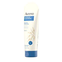 Aveeno Skin Relief 24-Hour Moisturizing Lotion for Sensitive Skin with Natural Shea Butter & Triple Oat Complex, Unscented Therapeutic Lotion for Extra Dry, Itchy Skin, 8 fl. oz