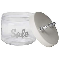 Italo Ottinetti Glass Storage Jars with Hermetic Lid White 0.5 Litre Sa, one Size