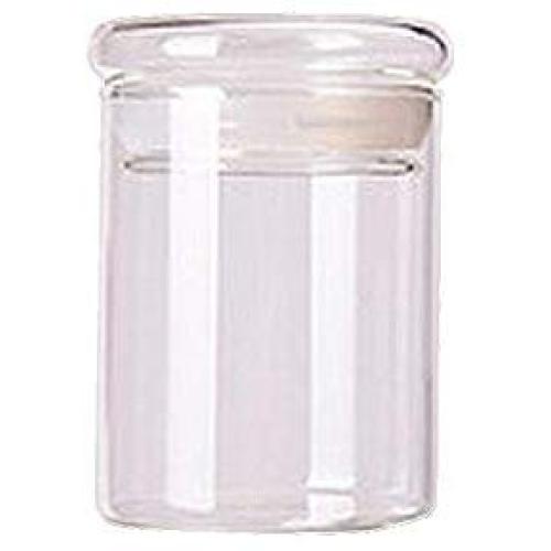 Food Storage Jar Clear Glass Food Storage Jar Kitchen Storage Jars with Airtight Seal Glass Cover (175ml, 8 x 6.5cm)