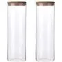 UPKOCH 1800ml Transparent Glass Jars Grain Storage Container with Cover for Tea Coffee Spice Candy (10x25cm) UPKOCH 1800ml Transparent Glass Jars Grain Storage Container with Cover for Tea Coffee Spice Candy (10x25cm)