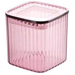 Kitchen Food Storage Jar Airtight Food Storage Kitchen Glass Jar Moisture-Proof Home Multi-Purpose Jam Bottle Cruet Matte Plastic Sealed Can Storage Box, (Color : Small Purple)