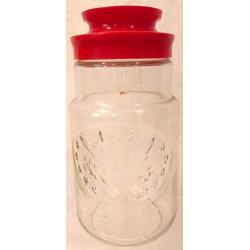 Maxwell House Glass Coffee Jar Plastic Lid, Bicentennnial Jar