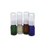 TOPWEL 5ml/10ml Leere Refillbare Glas-Cremelotion Pumpflasche - Pack von 6 (5ML, Grün)