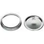 Lot de 4 Confitures en Pot Mason en Verre Cristallin à Bouche Rectangulaire avec Couvercles et Anneaux, 8oz (8 oz) Lot de 4 Confitures en Pot Mason en Verre Cristallin à Bouche Rectangulaire avec Couvercles et Anneaux, 8oz (8 oz)