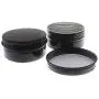 Boîtes en Aluminium JKLcom 3oz/90ml, de 5ml à 250ml, Boîtes Rondes en Aluminium avec Bouchon à Vis (Noir, 10) Boîtes en Aluminium JKLcom 3oz/90ml, de 5ml à 250ml, Boîtes Rondes en Aluminium avec Bouchon à Vis (Noir, 10)
