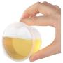 Nannday Disposable Slime Containers， 50 Pc 25ML Storage Attached Lid Sauce Condiment Cup