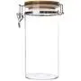 Grande Jarre de Conservation Alimentaire en Verre - 1,2 L (40oz) - Conteneur Transparent pour Cuisine et Placard - Verre BPA Free, Couvercle en Bambou, Joint en Caoutchouc Étanché – Verrou Métallique à Cliquer - Multi-Usage Grande Jarre de Conservation Alimentaire en Verre - 1,2 L (40oz) - Conteneur Transparent pour Cuisine et Placard - Verre BPA Free, Couvercle en Bambou, Joint en Caoutchouc Étanché – Verrou Métallique à Cliquer - Multi-Usage