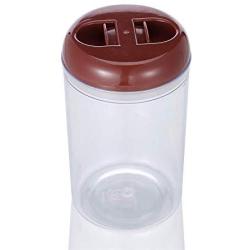 Coffee Beans Sealed Cans Plastic Round Sealed Cans Fruit Powder Box Transparent Storage Tank Sealed Jar Coffee Bean Sealed Can For Cookie Candy Sugar Spice Kitchen Storage