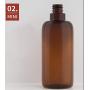erioctry 3PCS 500ml/16.6OZ Refillable Empty PET Plastic Pump Bottles Jars with Pump Tops for Makeup Cosmetic Bath Shower Toiletries Liquid Containers Leak Proof Portable Travel Accessories(Brown)
