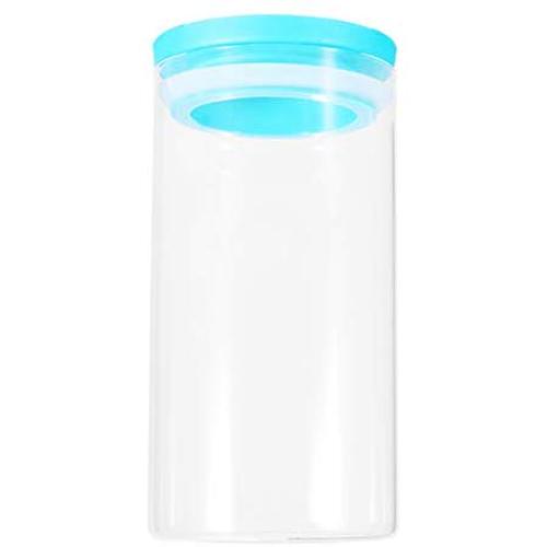 TOPBATHY High Borosilicate Glass Sealed Jar Safe Food Storage Canister 9.5x19cm
