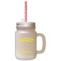 Yellow WorldS Coolest Tennessean Girlfriend TN Frosted Glass Mason Jar With Straw