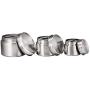 Stainless Steel Food Storage Containers - Set of 3 (8 oz, 16 oz, 24 oz) - Airtight, Leak-Proof Food Jar for Baby Food, Lunch, Yogurt, Snacks, and Sides - Eco-Friendly, Dishwasher Safe