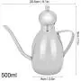500ml Edelstahl Olivenöl Flasche mit Tropffreiem Ausguss Küchenwerkzeug Essigglas Behälter Utensilien Vorratsbehälter