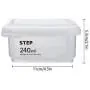 Storage Sealed Cans, Food Storage Containers, Kitchen Grain Jar Storage Can, Plastic Leakproof Food Jar Canisters Tanks for Tea, Caddy, Snacks, Coffee Beans