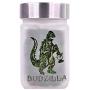 Stash Jar with Budzilla Cannabis Strain Design - Smell Resistant Herb Storage and Accessories, Airtight - 3" Tall x 2" Wide