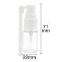 6PCS 10ml/0.33oz Square Empty Refillable 360 Degree Revolve Plastic Nasal Spray Bottles Fine Mist Sprayers Atomizers Cosmetic Container Jar Holder Vial Storage For Perfumes Makeup Water Toner Brown