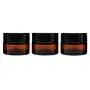 3Pcs 30ML(1OZ) Empty Refillable Amber Glass Cosmetic Jars Face Balm Storage Container Pot Bottle With Inner Liners and Black Lids for Lip Scrubs Oils Salves Creams Lotions Makeup Cosmetics 3Pcs 30ML(1OZ) Empty Refillable Amber Glass Cosmetic Jars Face Balm Storage Container Pot Bottle With Inner Liners and Black Lids for Lip Scrubs Oils Salves Creams Lotions Makeup Cosmetics