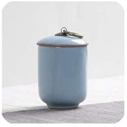 Ceramic Tea Storage Box Tea Cans Mini 6.310.1Cm Candy Jar With Lid Spices Storage Box Food Coontainer,A05