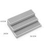 YJYdada Home Intuition 3-Tier Spice Rack Step Shelf Cabinet Organizer (Gray)