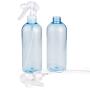 Plastic Spray Bottle, 2Pack 16oz Mister Spray Bottles, Refillable Trigger Sprayer for Cleaning Solution,Hair Care,Gardening,Alcohol (2Pack,16 oz)