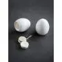 DehuaYao Ceramic White Easter Eggs Tea Canister DehuaYao Ceramic White Easter Eggs Tea Canister
