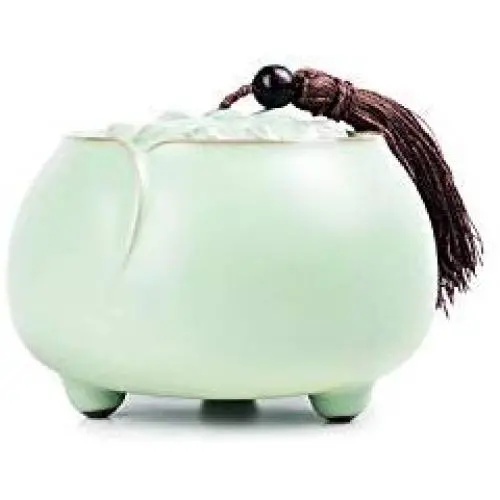Lotus Ceramic Tea Box Green White Tea Coffee Sugar Storage Jar Spices Canister For Kitchen Food Containers Candy Bowl With Lid,Fenqingylls Small Lotus Ceramic Tea Box Green White Tea Coffee Sugar Storage Jar Spices Canister For Kitchen Food Containers Candy Bowl With Lid,Fenqingylls Small