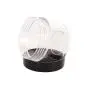 Contenant 20ml – 20 petits pots en verre transparent de 20g pour échantillons de maquillage, ombres à paupières, vernis à ongles, poudre, perles, bijoux, crème – avec couvercle noir. Contenant 20ml – 20 petits pots en verre transparent de 20g pour échantillons de maquillage, ombres à paupières, vernis à ongles, poudre, perles, bijoux, crème – avec couvercle noir.