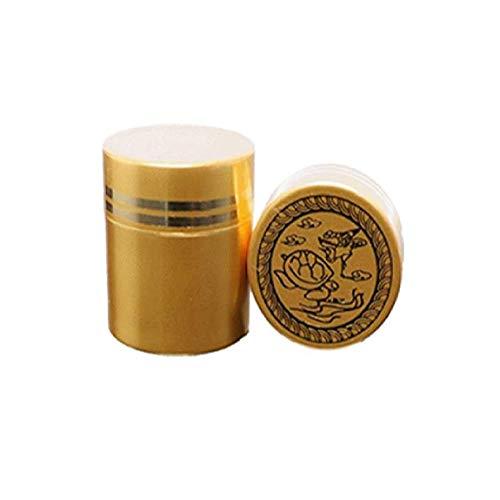 Korea Empty Plastic Refillable Reusable Bottle Case Containers Jars Cosmetics Hand Cream Seasoning Powder Food Sweets Candies Accessories Rings Party Gift All Gold Color 100PCS Oriental Asian Style