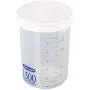 Plastic Organizer Container Storage Box For Transparent Food Canister Keep Fresh Jar (C)