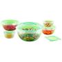 World Kitchen 1113706 884408026189 Snapware 10 Piece Airtight Plastic Food Storage Bowl Set, clear