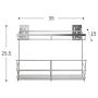 Kitchen Organization Spice Rack Wall Mounted Stainless Steel Shelf Hanging Basket Holder Seasoning Baskets Jars Storage Display For Bathroom