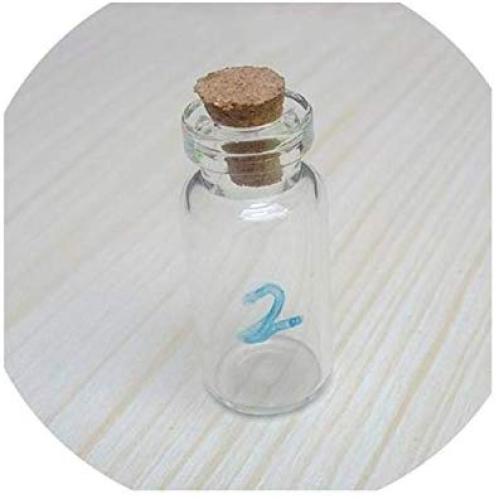 Mini Glass Bottle With Natural Cork Stoppers 1Ml 2M 3Ml 4Ml 5Ml Glass Jars Idea For Wedding And Parties,2Ml Clear