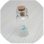 Mini Glass Bottle With Natural Cork Stoppers 1Ml 2M 3Ml 4Ml 5Ml Glass Jars Idea For Wedding And Parties,2Ml Clear