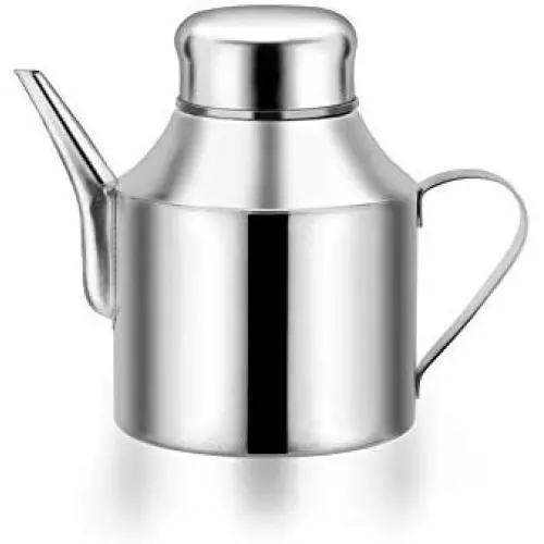 Stainless Steel Oil Dispenser,Leak Proof Vinegar Container Bottles Oil Dispenser Pot with Lid & Spout for Kitchen Cooking Oil Jar Cruet Storage containers Stainless Steel Oil Dispenser,Leak Proof Vinegar Container Bottles Oil Dispenser Pot with Lid & Spout for Kitchen Cooking Oil Jar Cruet Storage containers